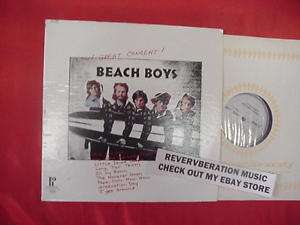 THE BEACH BOYS Wow Great Concert USA 1972 Pickwick LP  