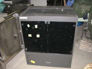 cabinet w/ caster audio visual cart w/ drawer pickup  