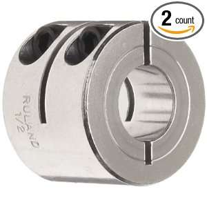 Ruland WCL 6 A One Piece Clamping Shaft Collar, Double Wide, Aluminum 