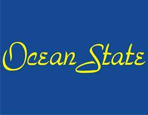 OCEAN STATE Funny T Shirt Rhode Island Nickname Tee  