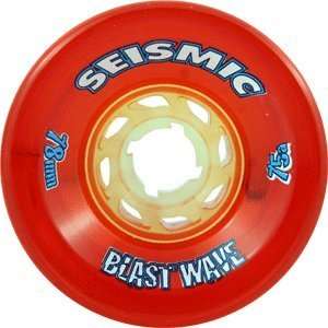  SEISMIC BLAST WAVE 78mm 75a CL.ORG/CLR (Set Of 4) Sports 