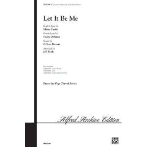  Let It Be Me Choral Octavo Choir English lyric by Mann 