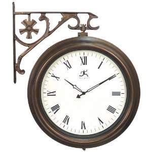  Towne Center Two Sided Clock by Infinity Instruments