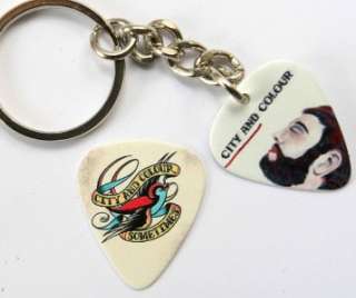 City and Colour Keyring + Free Matching Guitar Pick  