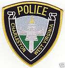 charleston west virginia wv police patch new 