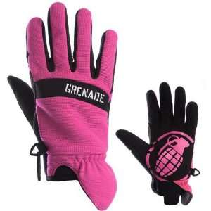  Grenade Vista Womens 2011 Snowboard Gloves Pink Size L 