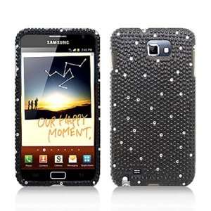   (AT&T) Large Full Diamond Protector Case All Black 