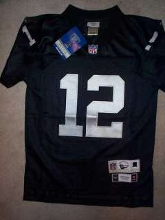 STITCHED/SEWN Oakland Raiders KEN STABLER nfl THROWBACK Jersey YOUTH m 