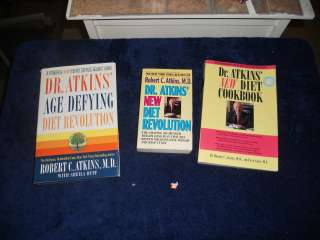   Book (s) DR. ATKINS DIET REVOLUTION AGE DEFYING DIET & COOKBOOK HCDJ