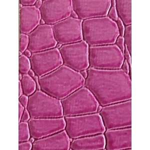 Crocodile Crocus Fake Leather Vinyl Upholstery 56 Inch Fabric By the 