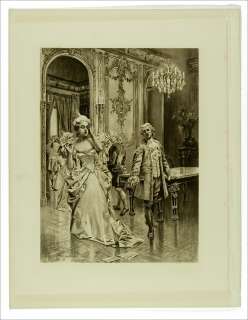 1899 Large Antique Opera Print ~ LA TRAVIATA by Verdi  