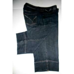   Stretch Capri Jeans Pants Denim Appliqued Packets ladies Summer wear