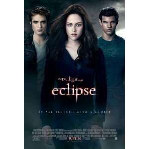 TWILIGHT ECLIPSE Movie Poster 27x40 Double Sided MINT Robert Pattinson 