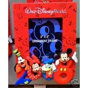 Walt Disney World 2008 2x3 Photo Frame Sculpted Ornament (Walt Disney 