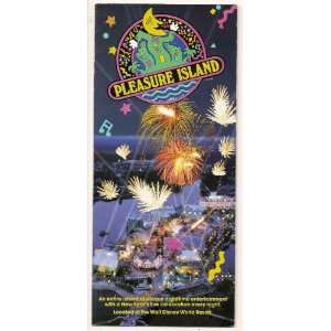  90s walt disney world Pleasure Island brochure 