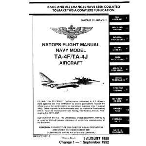   Donnell Douglas TA 4 Aircraft Flight Manual Mc Donnell Douglas Books