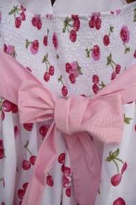 Girls Plus Size Pink Print Halter DRESS SUNDRESS NWT  