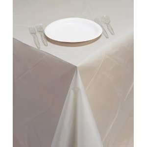  Clear Frost Plastic Table Skirts 