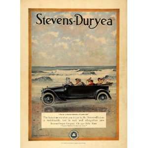  1913 Ad Stevens Duryea Cars Art William Harnden Foster 