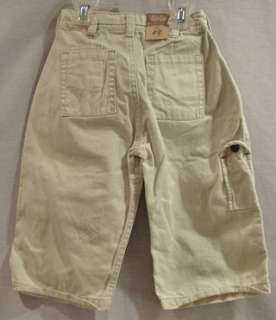 WEARFIRST BOYS COTTON OFF WHITE PANTS SIZE 3T NWT  