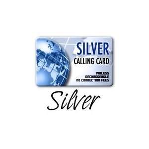 SILVER TOP QUALITY PREPAID CALLING CARD / International Phone Card 