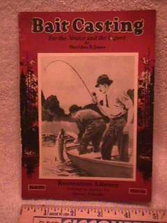 Fishing Bait Casting (1927) Outdoor Life B21  
