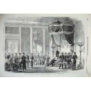  1865 Earl Cowper King Denmark Order Garter Ceremony
