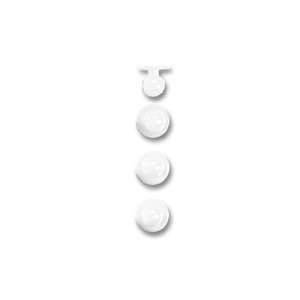  Replacement Stud Buttons (White) 