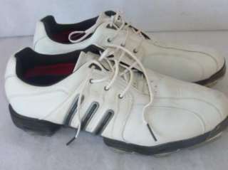 Mens Adidas Tour 360 White Leather Golf Shoes 13 M  