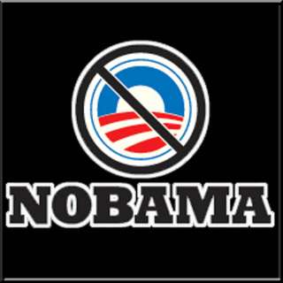 NOBAMA Anti Obama Republican Tea Party Shirt S 3X,4X,5X  