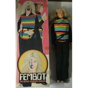  Vintage the Bionic Woman Fembot with Original Box 
