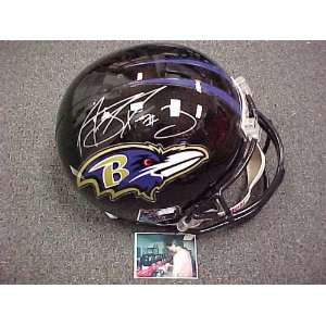  Matt Stover Autographed Helmet   Full Size Sports 