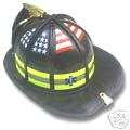 ONE 8 PART FIRE HELMET REFLECTIVE AMERICAN FLAG DECAL  
