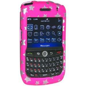  Amzer Snap On Case for BlackBerry Curve 8900 (Stars Pink 