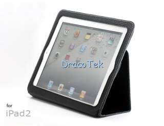   Executive genuine leather case with standby/wake up feature for ipad 2
