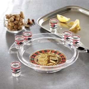  Drinking Roulette Game w/6 Shot Glasses Jewelry