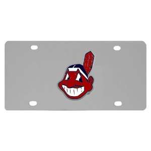  Cleveland Indians MLB Logo Plate: Sports & Outdoors