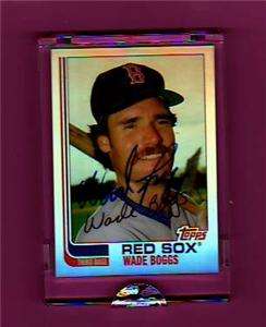 Wade Boggs Red Sox Autograph Etopps N Hand  