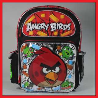   Backpack with Pig Pockets   Red School Book Bag Game Licensed  
