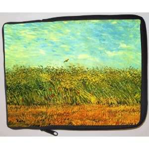Van Gogh Art Wheat Field with a Lark Laptop Sleeve   Note Book sleeve 