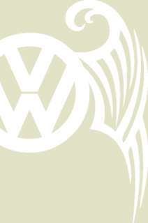 UNIQUE VW Tribal Art Design Decal Sticker WHITE Splitty  