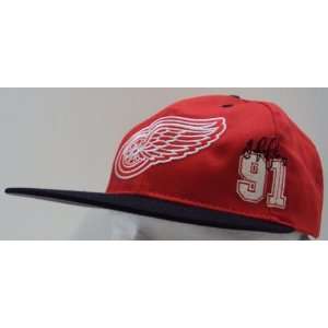 Vintage Detroit Red Wings Sergei Fedorov Retro Snapback Cap Limited 