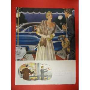   dressed up/car) Orinigal Vintage Post Magazine Art.: Everything Else