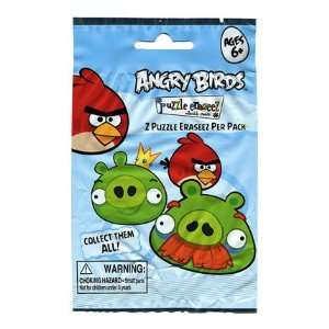  Eraseez Collectible Puzzle Eraser 2Pack Angry Birds Toys & Games