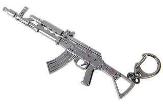 Miniature Full Metal Gun Keychain   AK 47  