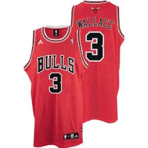  Ben Wallace Jersey adidas Red Swingman #3 Chicago Bulls 