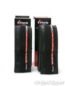 NEW Vittoria Open Corsa Evo CX II 700x23c Clincher Full Black 320TPI 