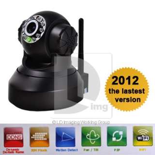 Night Vision Webcam WIFI IR CUT Wireless IP Camera Audio IR LED 