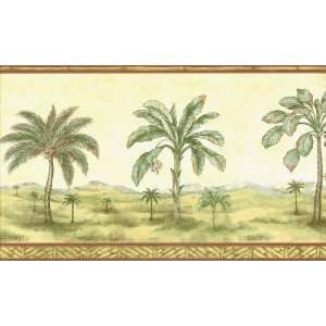 Bamboo Palm Tree Wallpaper Border: Home Improvement