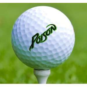  3 x Rock n Roll Golf Balls Poison: Musical Instruments